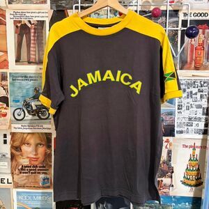 Vintage Puma Jamaica black & yellow t-shirt
